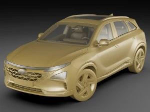hyundai nexo 2019 3D Model
