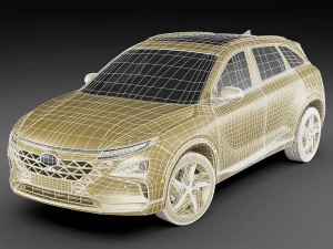hyundai nexo 2019 3D Model