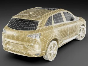 hyundai nexo 2019 3D Model