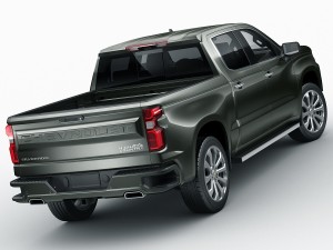 chevrolet silverado lt and high country 2019 3D Модель