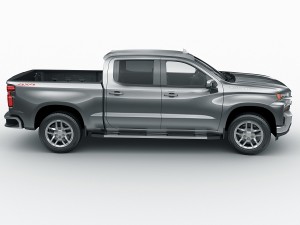 chevrolet silverado lt and high country 2019 3D Модель