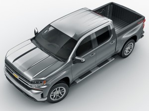 chevrolet silverado lt and high country 2019 3D Модель