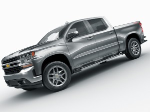 chevrolet silverado lt and high country 2019 3D Модель