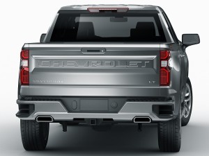 chevrolet silverado lt and high country 2019 3D Модель