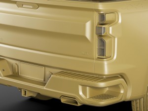 chevrolet silverado lt and high country 2019 3D Модель