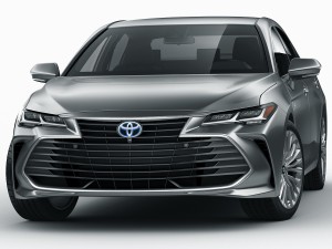 toyota avalon hybrid 2019 3D 模型