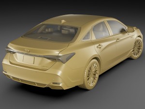 toyota avalon hybrid 2019 3D 模型