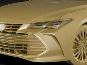 toyota avalon hybrid 2019 3D 模型