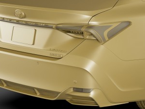 toyota avalon hybrid 2019 3D 模型
