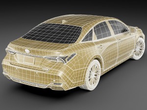 toyota avalon hybrid 2019 3D 模型
