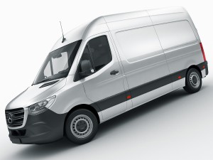 mercedes sprinter 2018 high roof 3D मॉडल