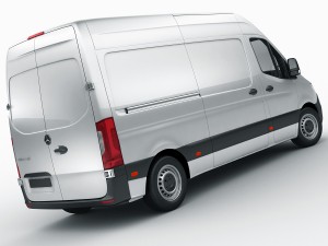 mercedes sprinter 2018 high roof 3D मॉडल