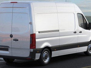 mercedes sprinter 2018 high roof 3D मॉडल