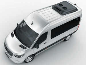mercedes sprinter tourer 2018 high roof 3D Model