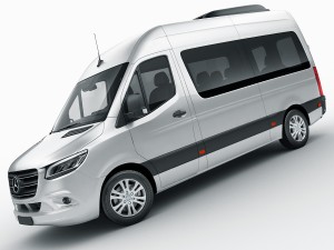 mercedes sprinter tourer 2018 high roof Model 3D