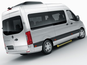 mercedes sprinter tourer 2018 high roof Model 3D