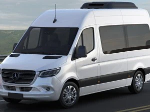 mercedes sprinter tourer 2018 high roof 3D Model