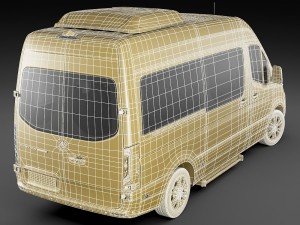 mercedes sprinter tourer 2018 high roof Model 3D