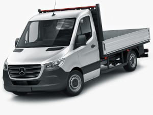 mercedes sprinter 2018 pickup 3Dモデル