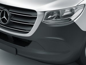 mercedes sprinter 2018 pickup Model 3D