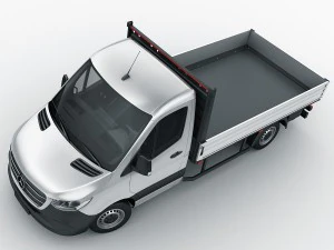 mercedes sprinter 2018 pickup 3D Model