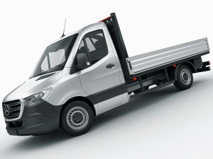 mercedes sprinter 2018 pickup 3D Model