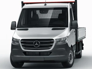 mercedes sprinter 2018 pickup 3D Model
