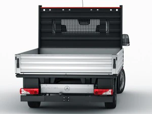 mercedes sprinter 2018 pickup 3D Model
