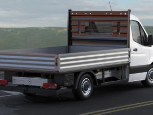 mercedes sprinter 2018 pickup 3D Model