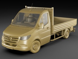 mercedes sprinter 2018 pickup Model 3D