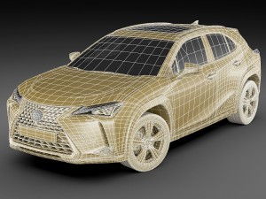 lexus ux 2019 Modèle 3D