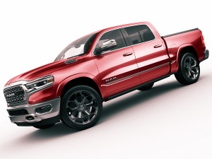 ram 1500 limited 2019 Modelo 3D