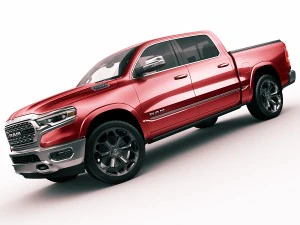 ram 1500 limited 2019 3D Model
