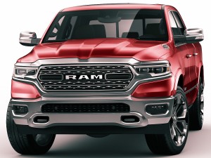 ram 1500 limited 2019 Modelo 3D