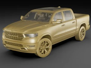 ram 1500 limited 2019 3D Model