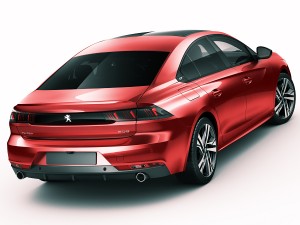 peugeot 508 gt and allure 3Dモデル