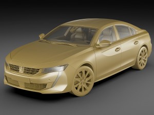 peugeot 508 gt and allure 3Dモデル