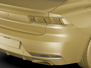 peugeot 508 gt and allure 3Dモデル