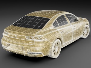 peugeot 508 gt and allure 3Dモデル