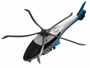 generic future helicopter Model 3D