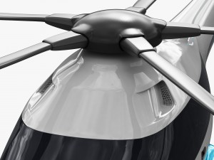 generic future helicopter Model 3D
