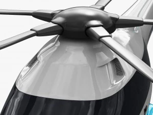 generic future helicopter 3D Model