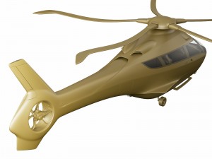 generic future helicopter Model 3D