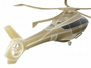 generic future helicopter 3D Model