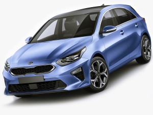 kia ceed 2019 3D Model