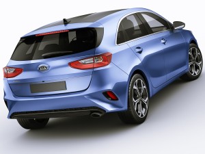 kia ceed 2019 3D 모델