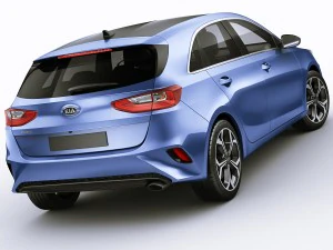kia ceed 2019 3D Model