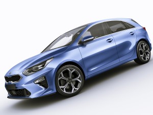 kia ceed 2019 3D 모델