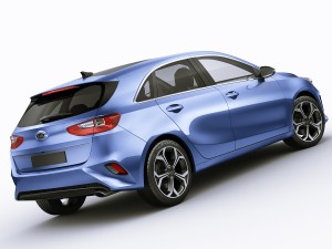 kia ceed 2019 3D 모델