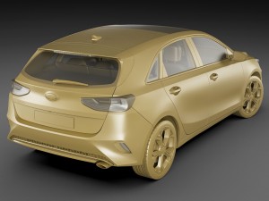 kia ceed 2019 3D 모델